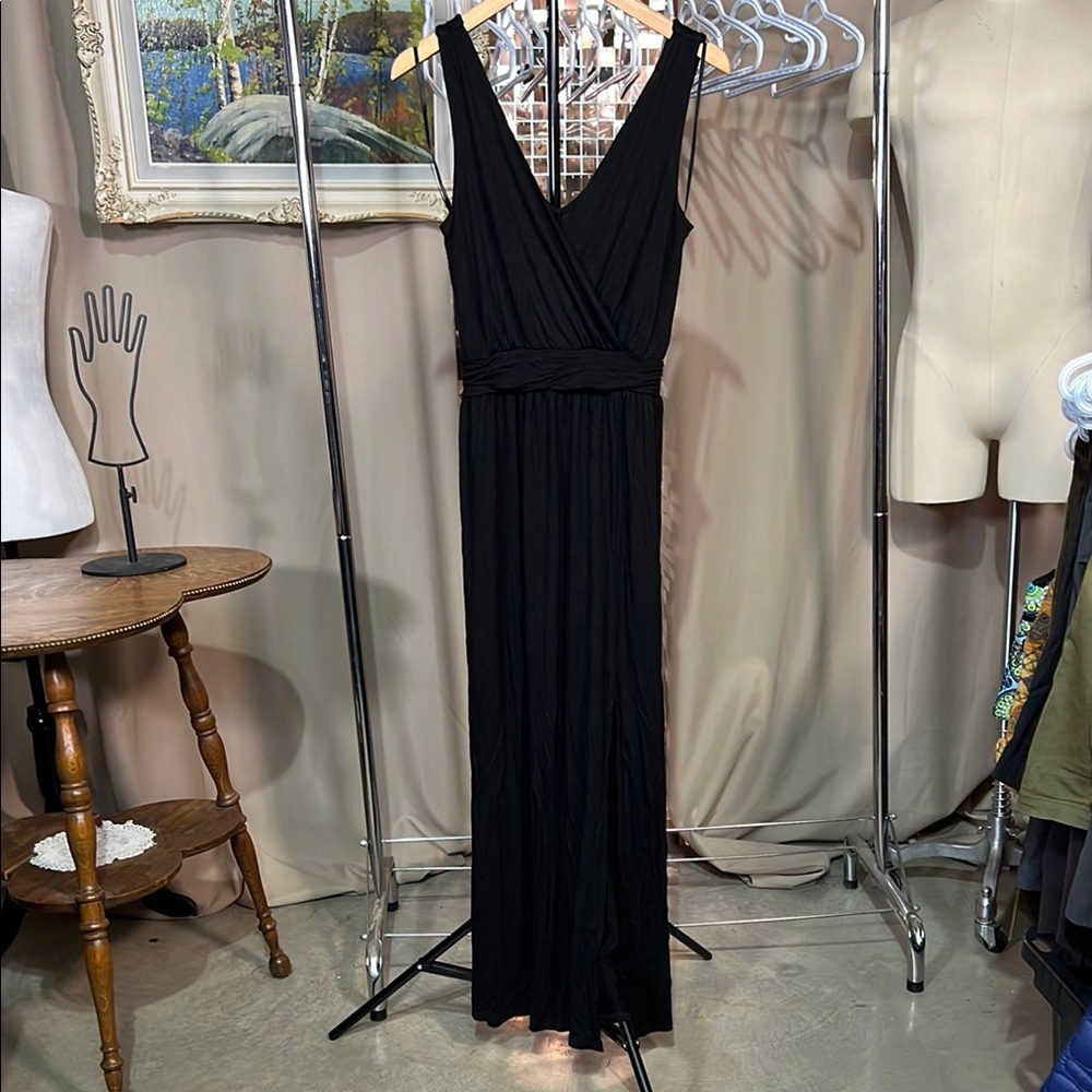 One Clothing Black Maxi Sleeveless Dress Size Small P2P 16-18”